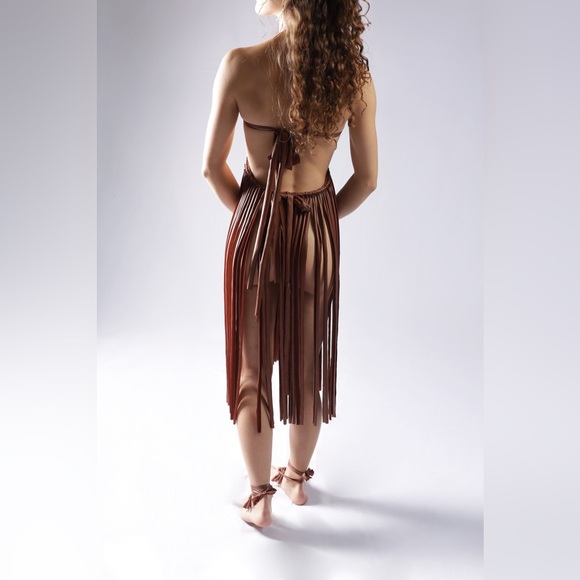 Handmade Macramé Rope Dress - Picture 15 of 15